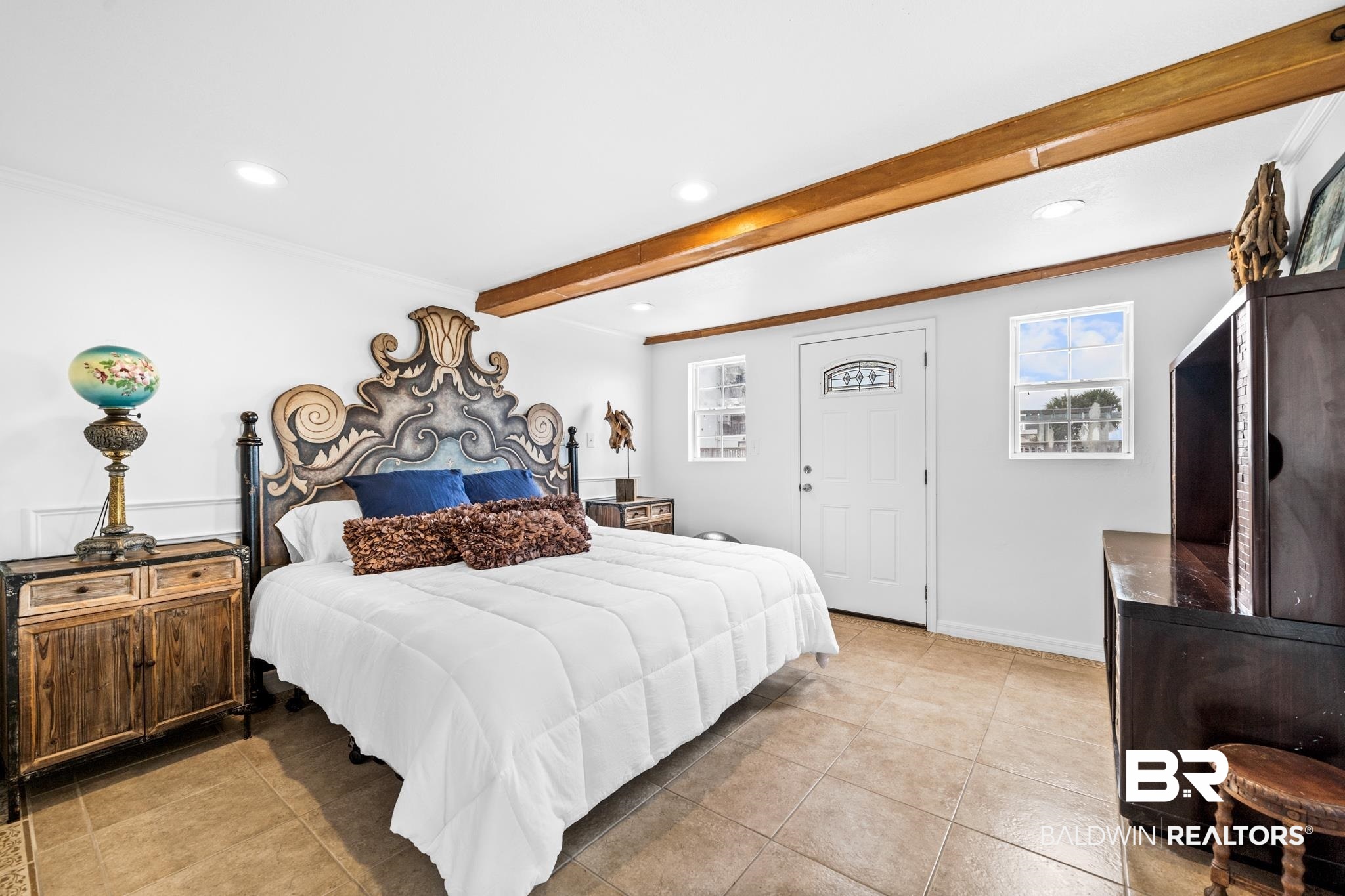710 South Mobile Street, Unit 28 Fairhope, AL 36532 - Photo 6 of 45 Bed 3 & Patio Entrance