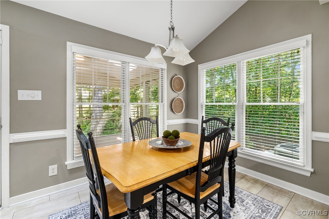 15210 Powell Grove Road Midlothian, VA 23112 - Photo 13 of 36 a view of a dining room with furniture window and outside view