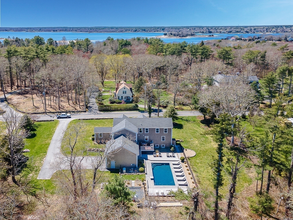 501 Point Road Marion, MA 02738 - Photo 1 of 42 an aerial view of a house with outdoor space
