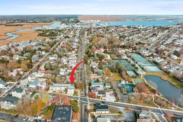 a view of city and ocean