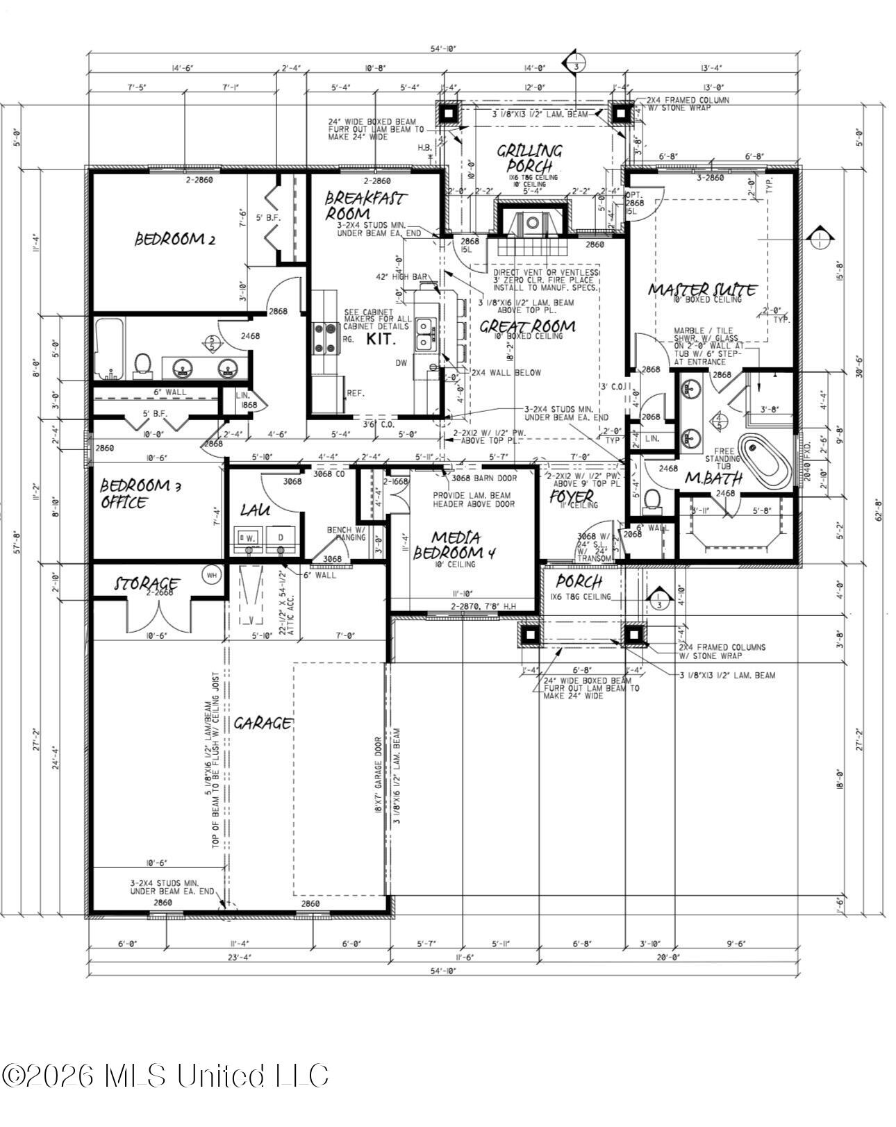 114 Heatherlynn Circle Clinton, MS 39056 - Photo 1 of 1 FLOOR PLAN
