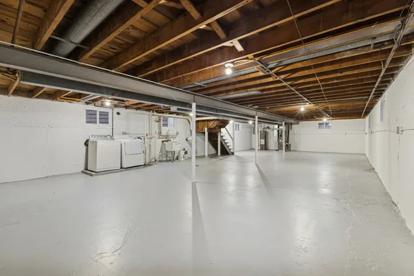 a view of storage and utility room