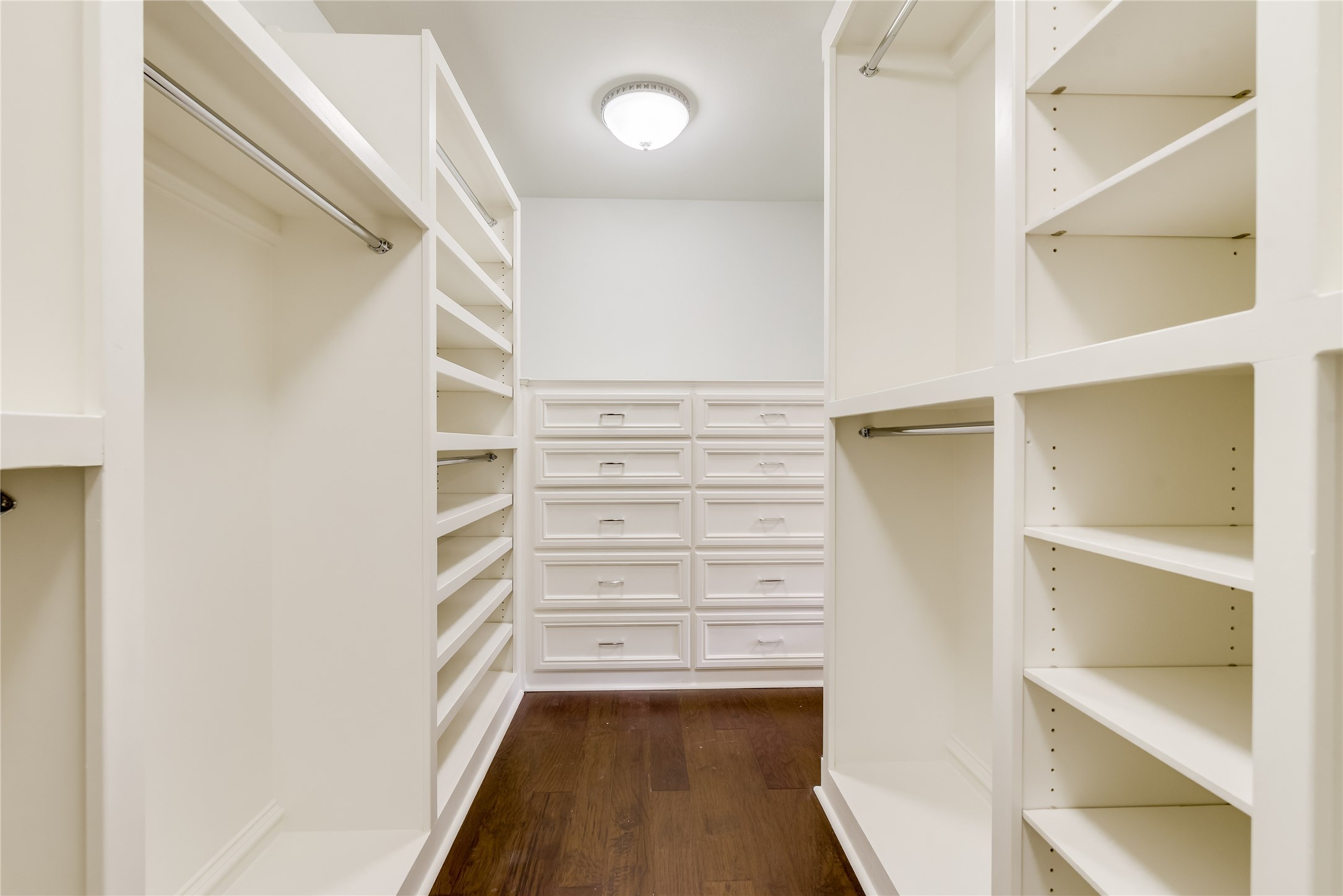1010 Thornton Road Houston, TX 77018 - Photo 20 of 27 PRIMARY CLOSET WITH LOTS OF BUILT INS AND STORAGE