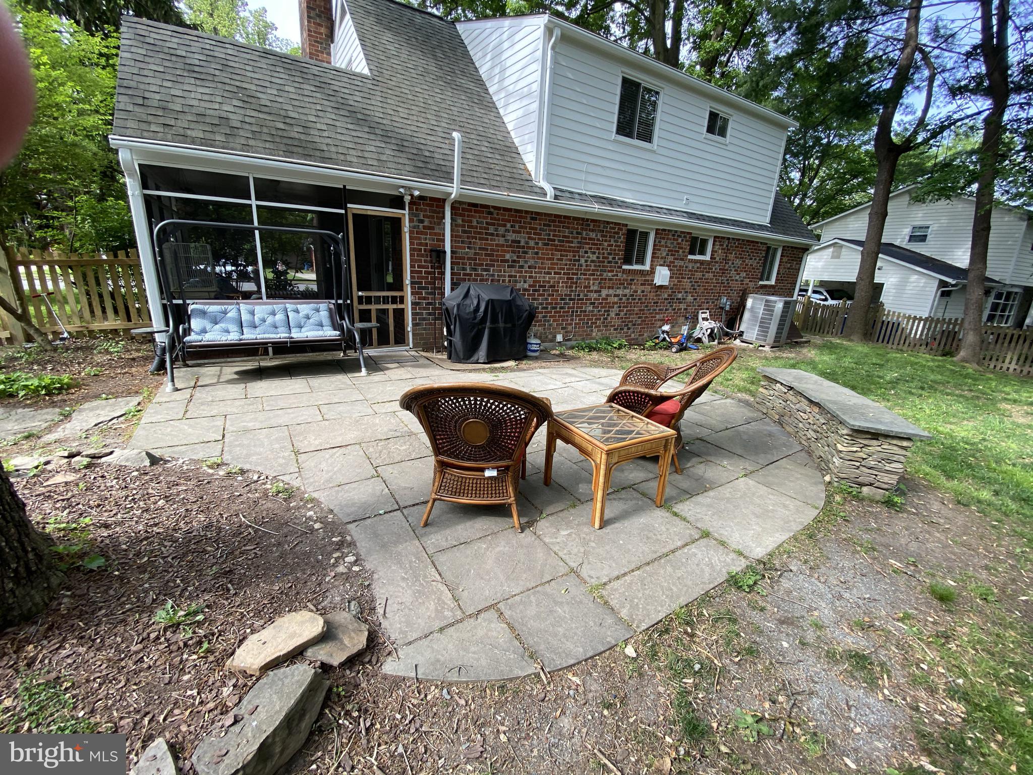 6919 Vancouver Road Springfield, VA 22152 - Photo 9 of 67 Scrned -in-Porch Leads to Stone Patio!