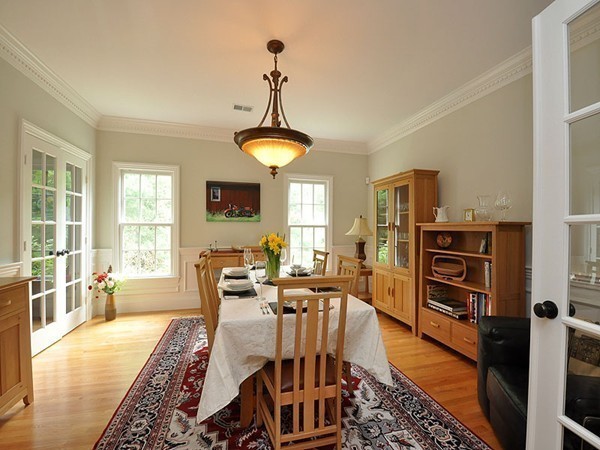 81 Montvale Road Weston, MA 02493 - Photo 4 of 27 a view of a dining room with furniture window and wooden floor