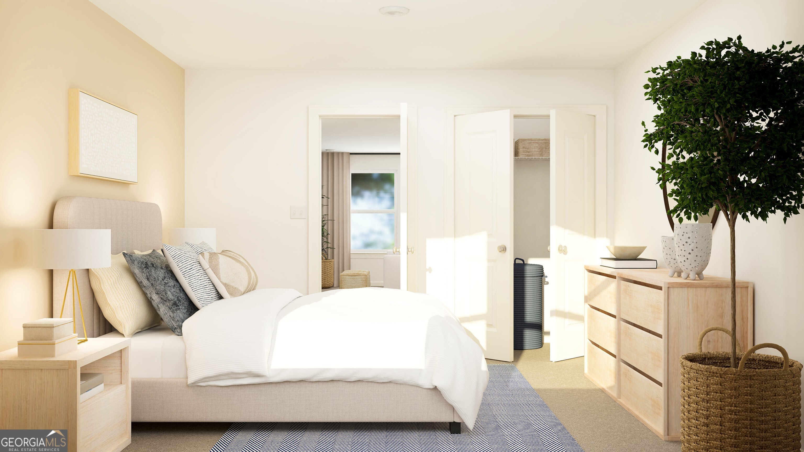 210 Overton Drive Perry, GA 31069 - Photo 11 of 16 a bedroom with a bed and a night stand