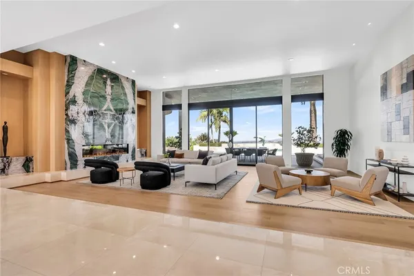 a view of a living room