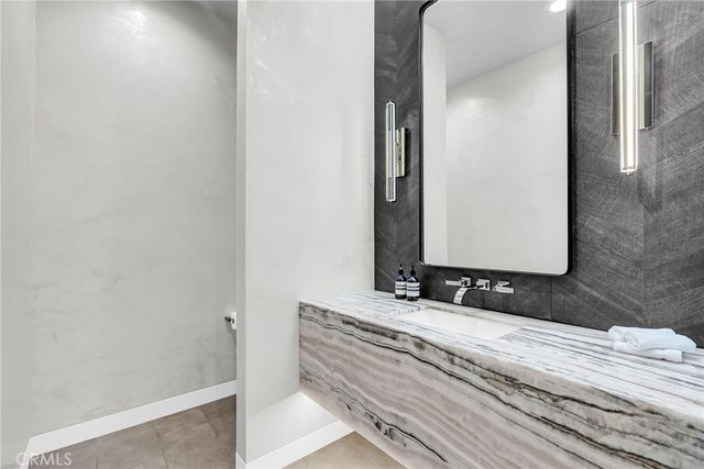 a view of a bath tub sitting in a room