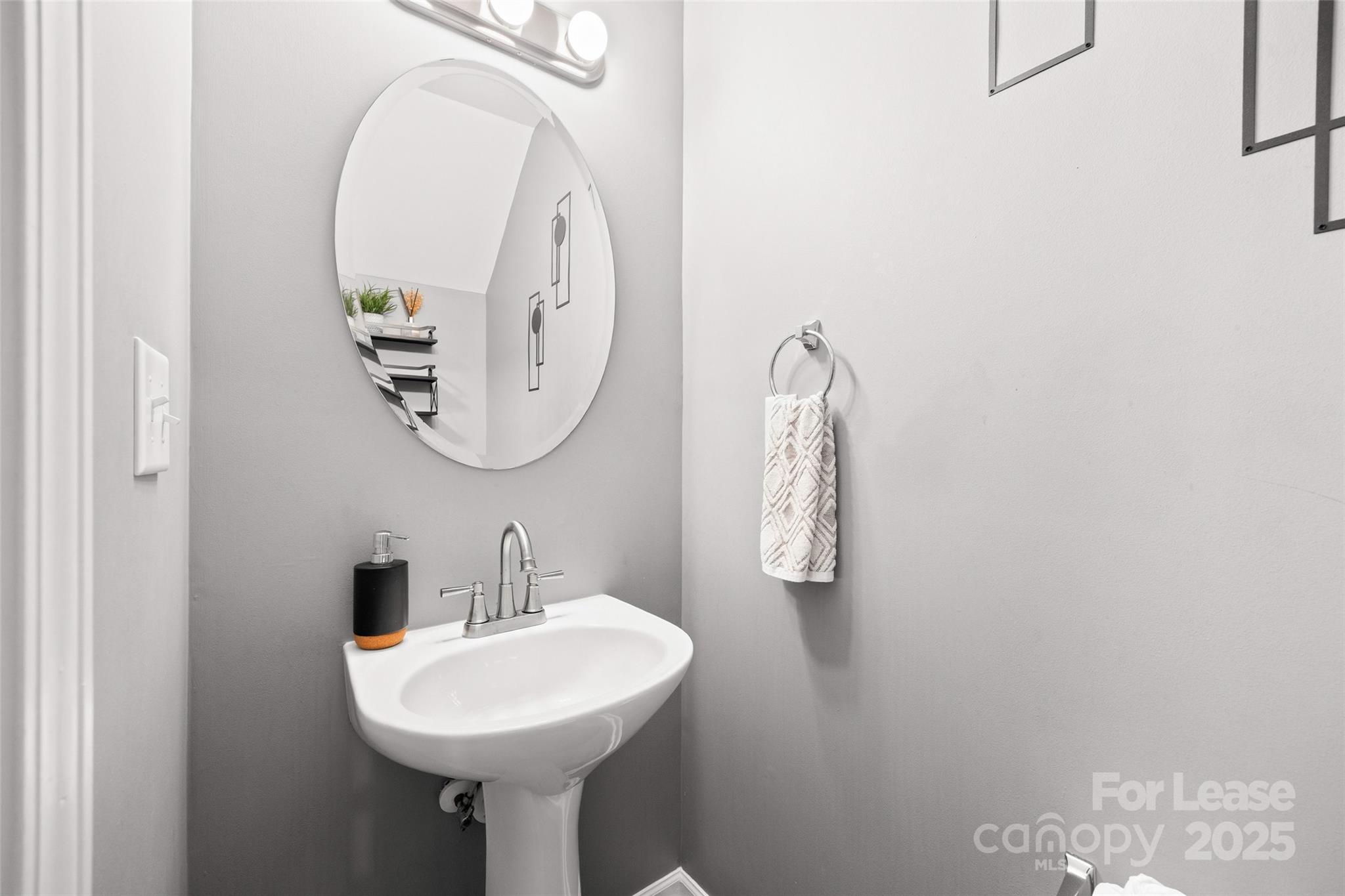 16865 Timber Crossing Road Charlotte, NC 28213 - Photo 24 of 39 a bathroom with a sink and a mirror