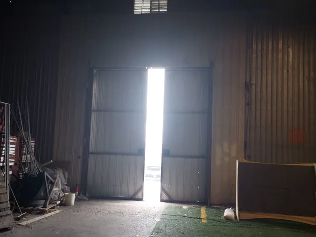 a room with gym equipment