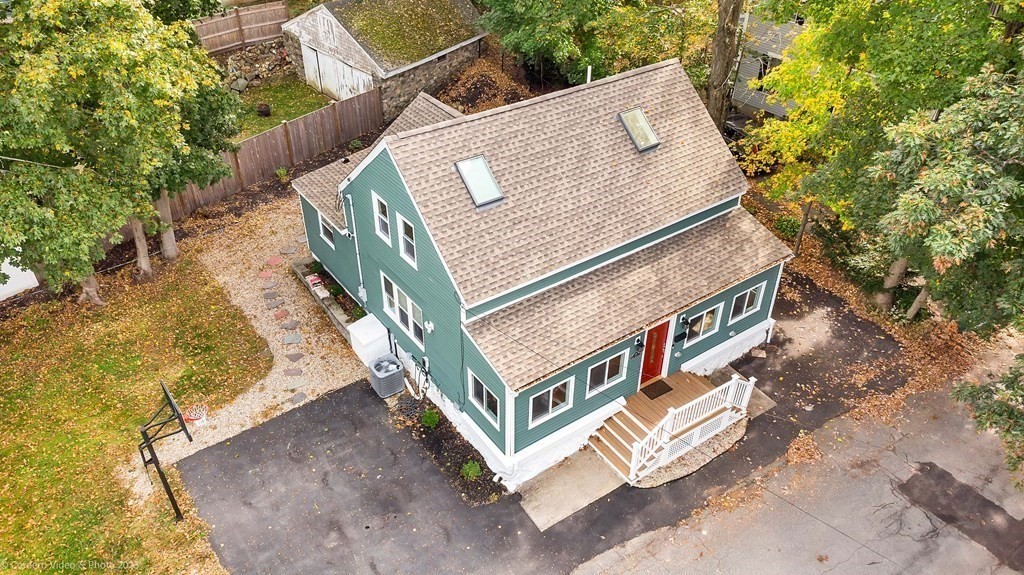 a view of outdoor space with seating area