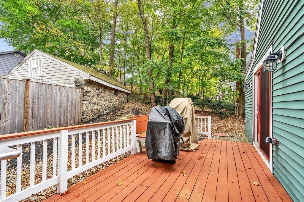 26 Mill Street Maynard, MA 01754 - Photo 10 of 29 a view of deck with patio and wooden floor