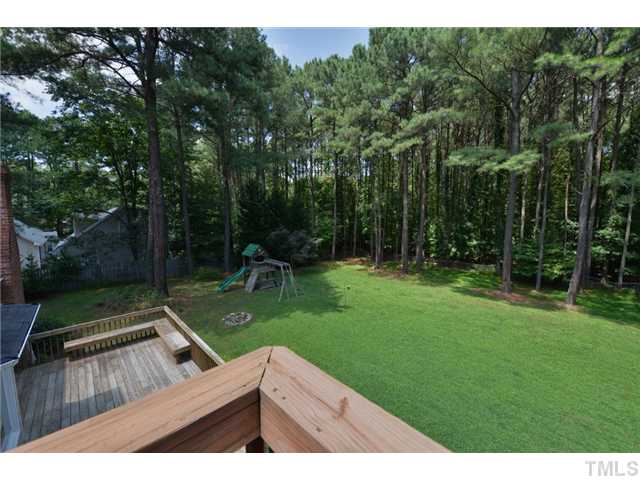 13612 Durant Road Raleigh, NC 27614 - Photo 16 of 20 a view of a backyard with sitting area