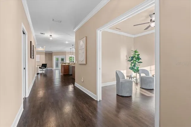 a view interior of the house and wooden floor