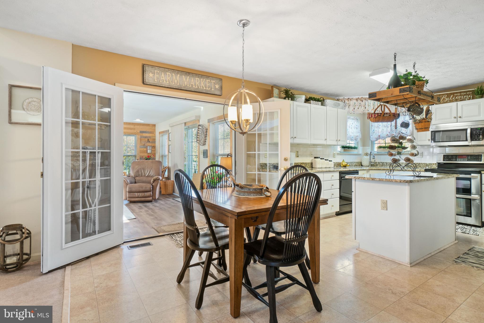 17 Brookview Loop Elkton, MD 21921 - Photo 18 of 59 French Doors in Kitchen lead to Florida/Sun Room