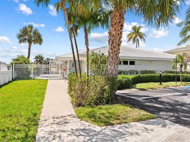 a view of building with staircase and a potted plant