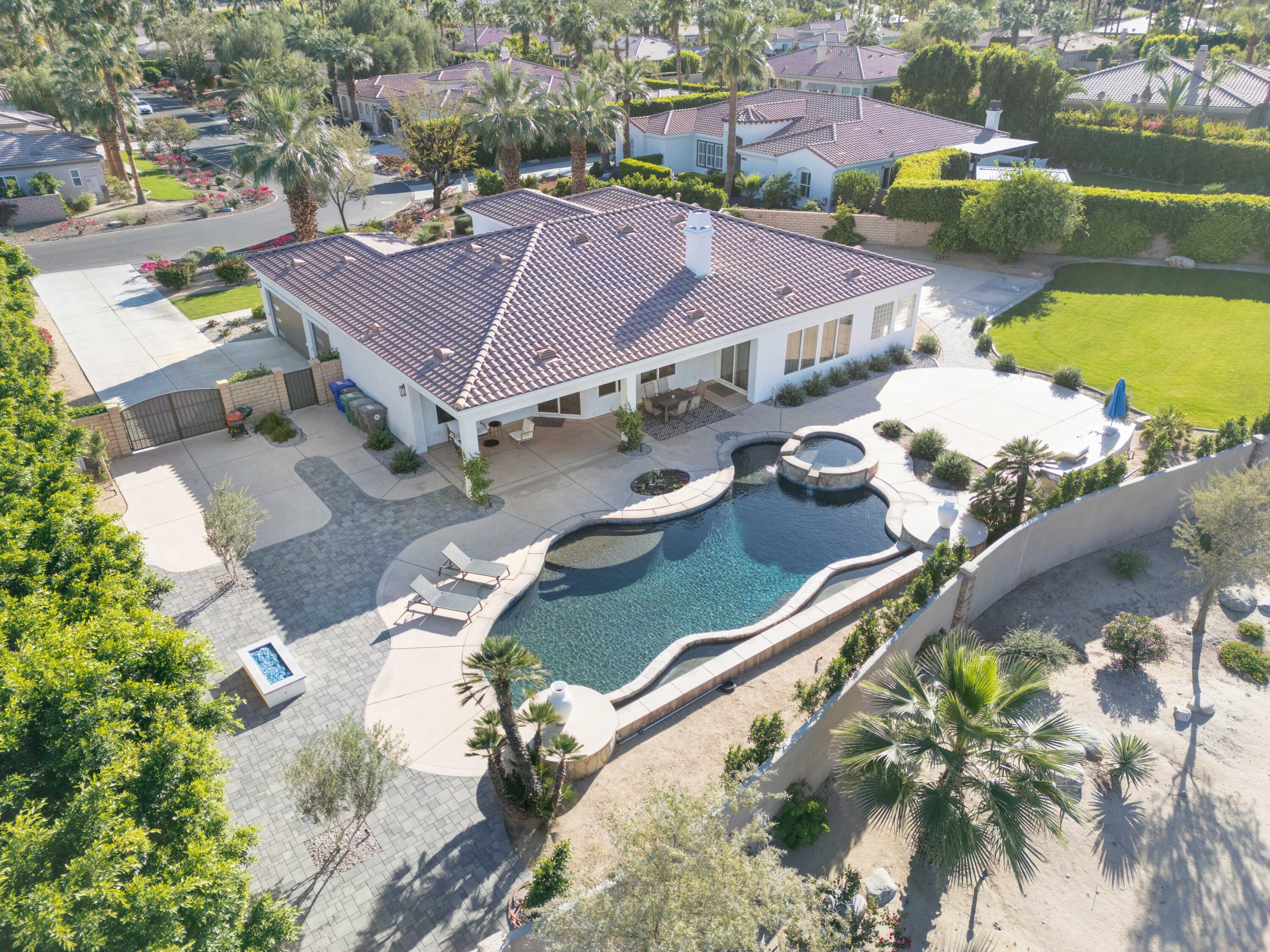 80262 Amazon Avenue Indio, CA 92201 - Photo 69 of 69 an aerial view of a house with a ocean view