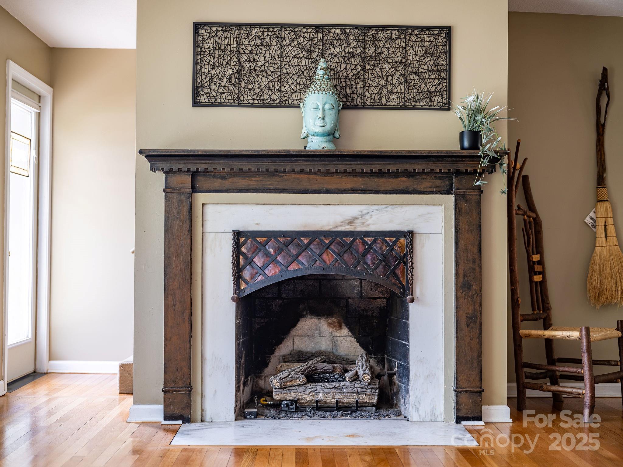 19 Westview Road Asheville, NC 28804 - Photo 11 of 44 a living room with a fireplace