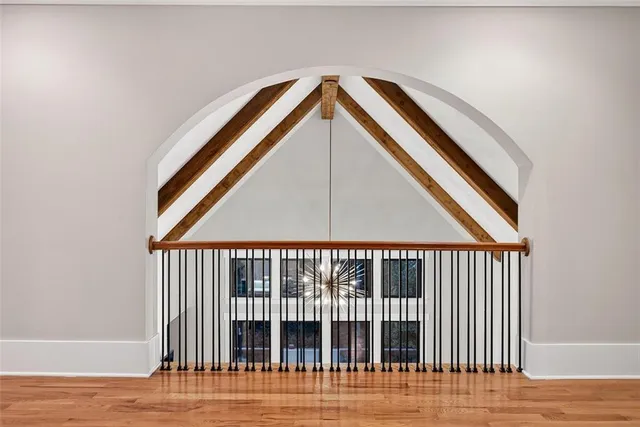 a view of wooden floor