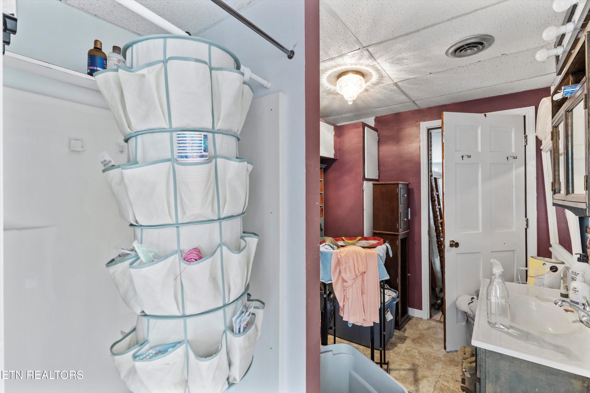 226 Thacker Drive La Follette, TN 37766 - Photo 21 of 51 a bathroom with a sink a mirror and shower