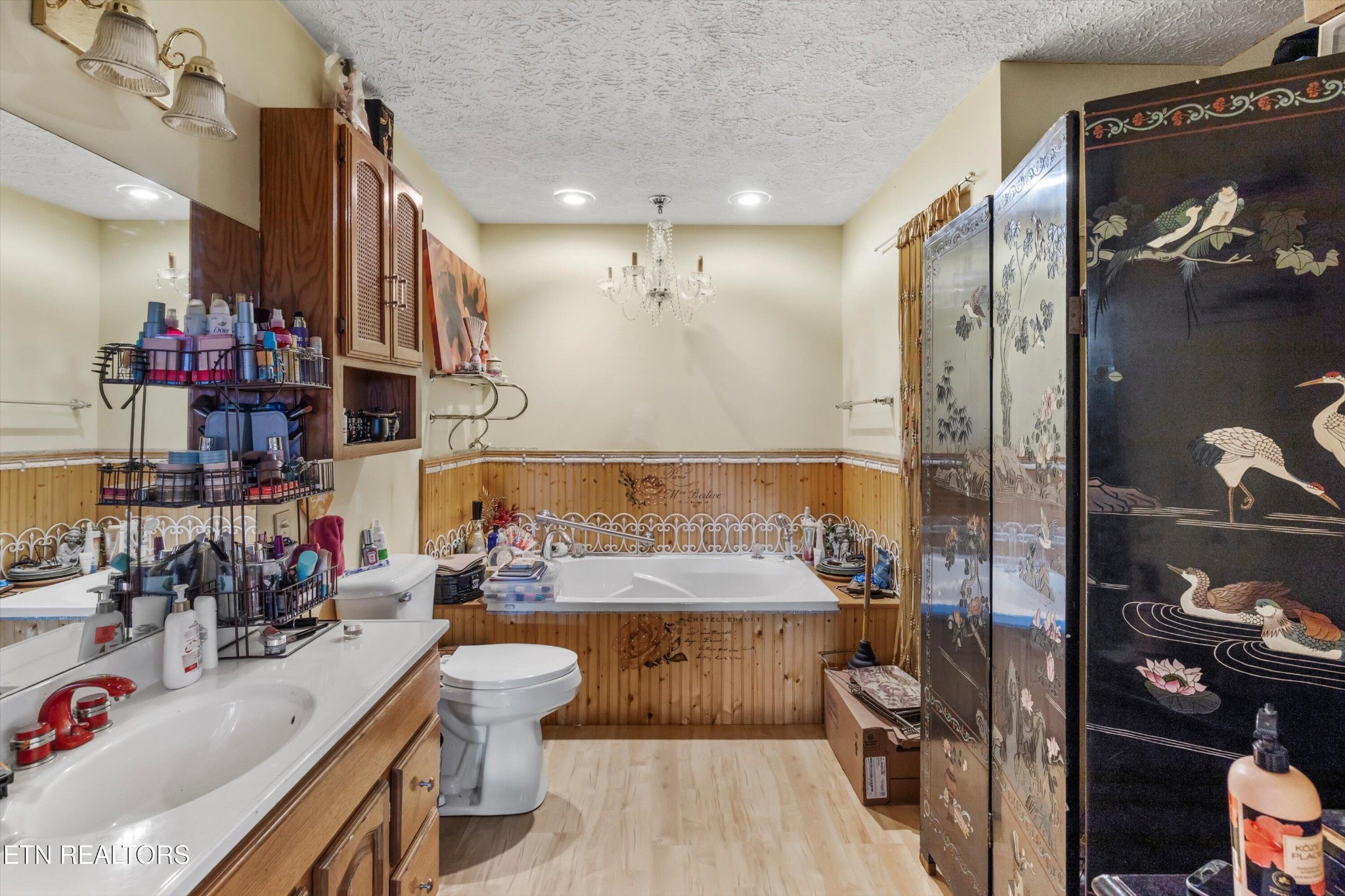 226 Thacker Drive La Follette, TN 37766 - Photo 31 of 51 a bathroom with a tub sink and mirror