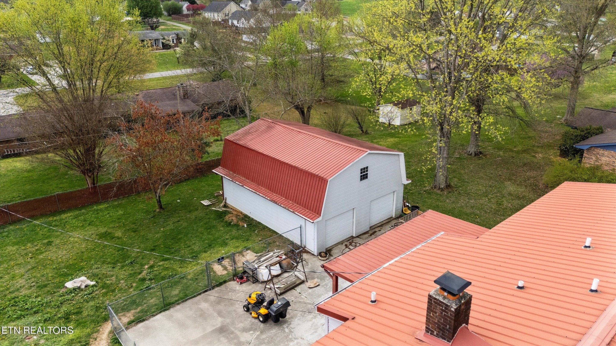 226 Thacker Drive La Follette, TN 37766 - Photo 40 of 51 a view of a backyard with sitting area