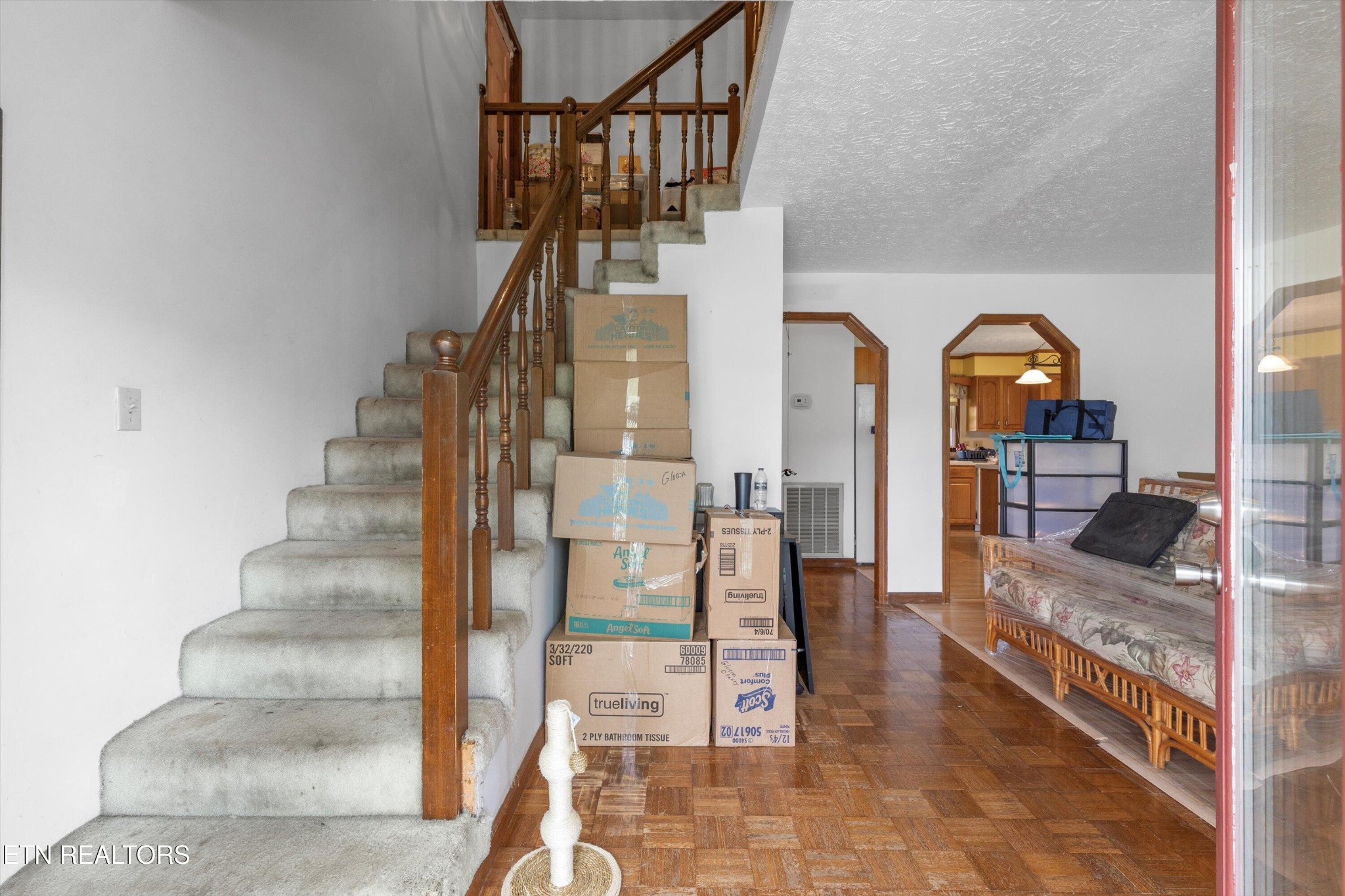 226 Thacker Drive La Follette, TN 37766 - Photo 7 of 51 a view of entryway and hall with wooden floor
