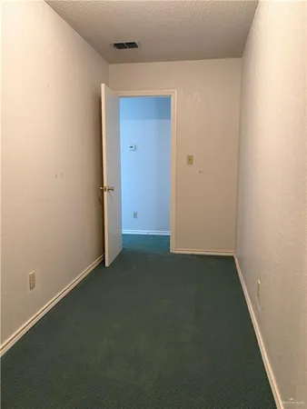 a view of a garage