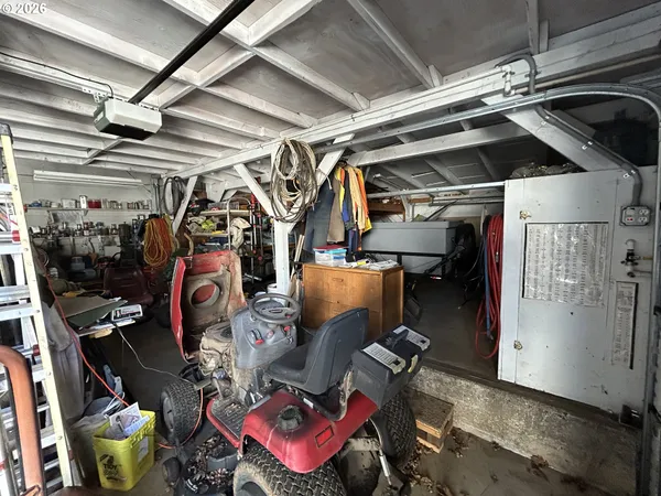 a view of storage and utility room