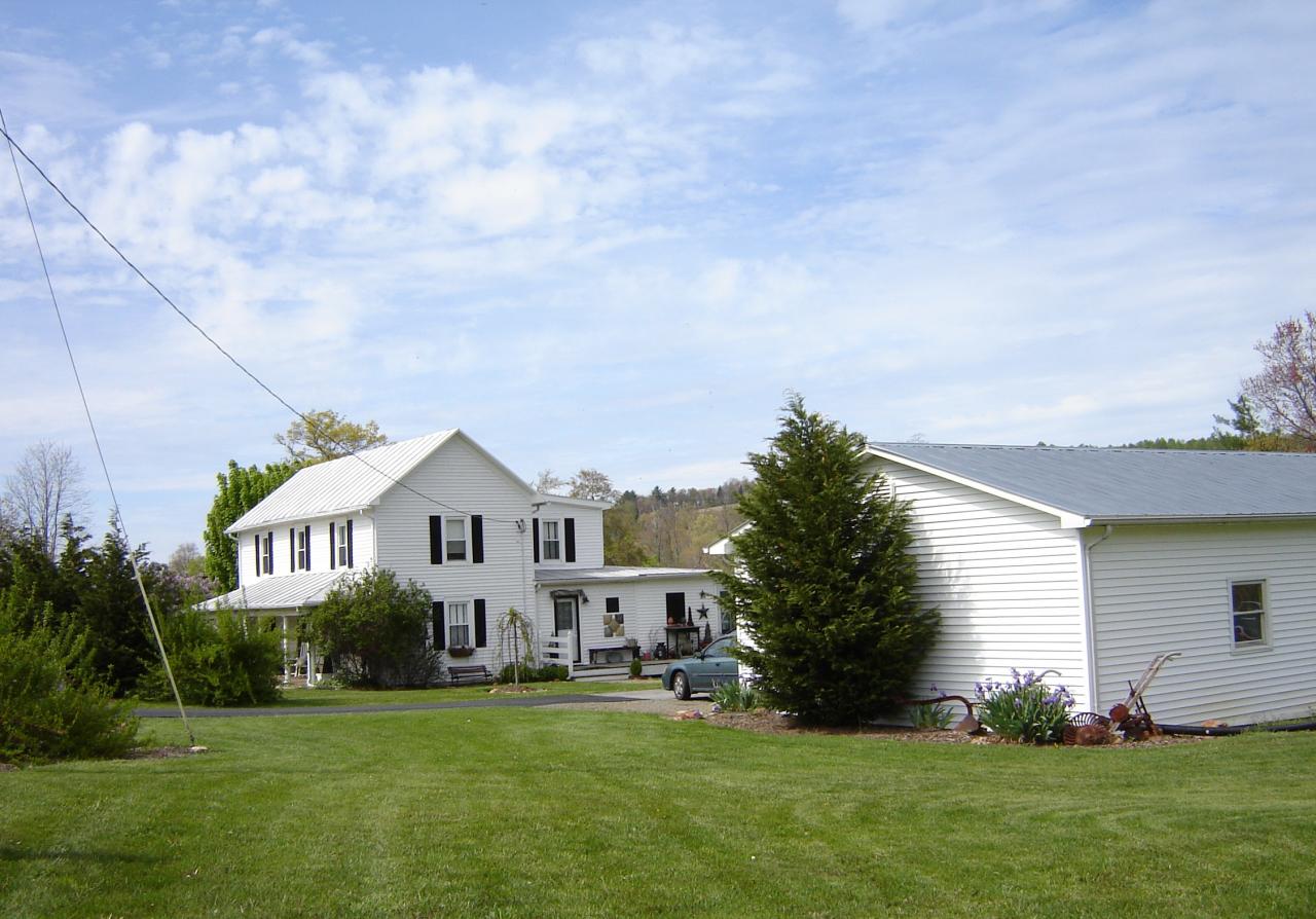367 Conner Grove Road Southwest Willis, VA 24380 - Photo 1 of 22 a view of a house with a big yard and potted plants