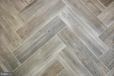 a view of wooden staircase