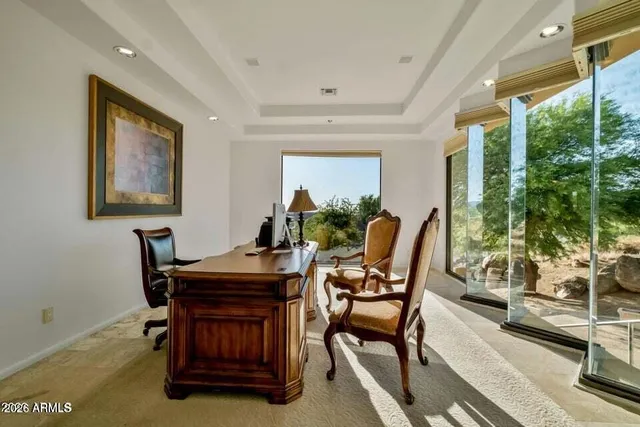 a view of balcony with patio