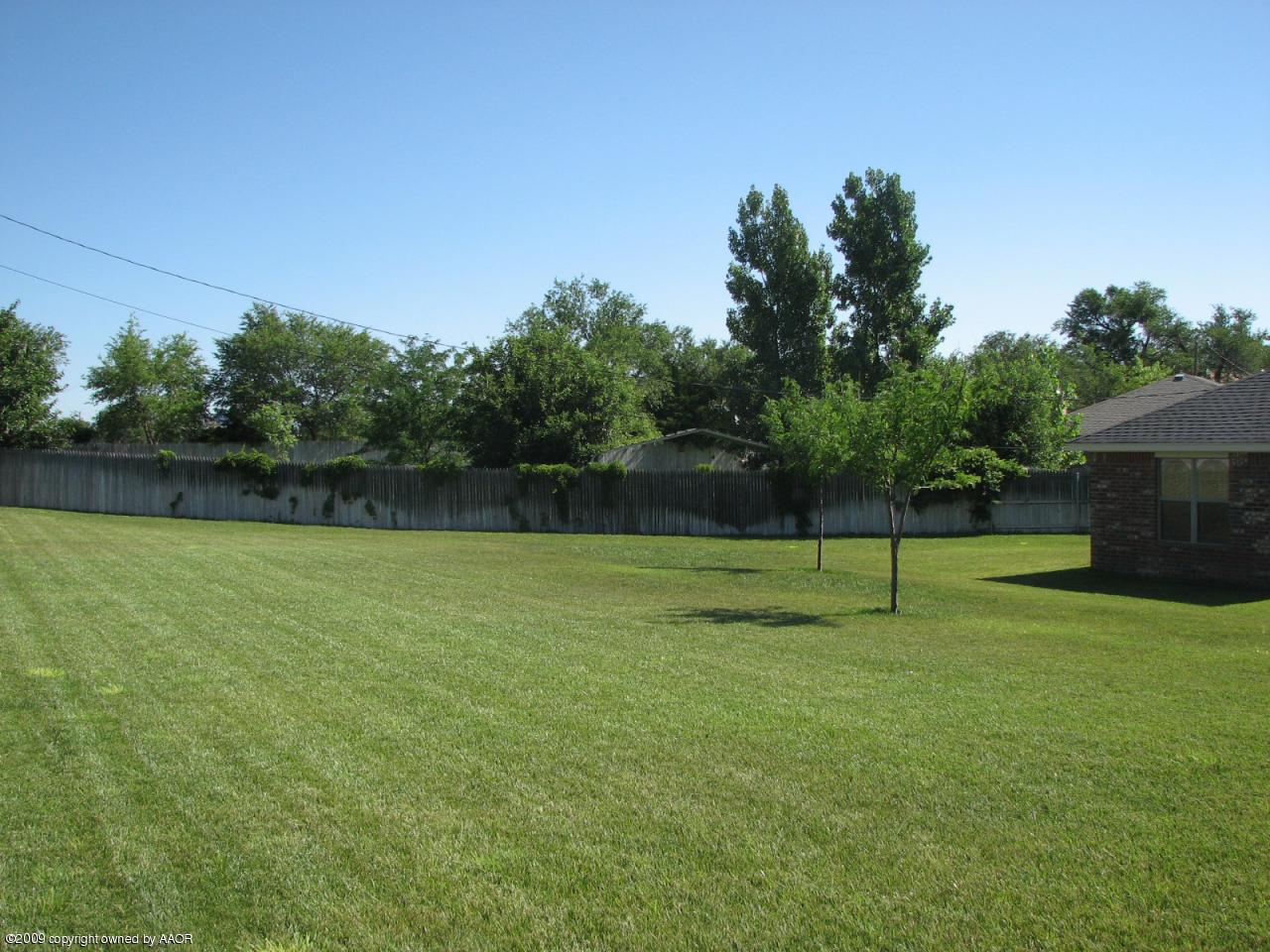 6602 Slater Circle Amarillo, TX 79110 - Photo 21 of 25 a view of a backyard