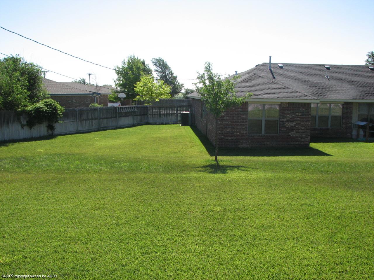 6602 Slater Circle Amarillo, TX 79110 - Photo 22 of 25 a view of a back yard of the house