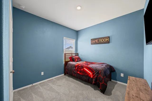 a room with a bed and a couch