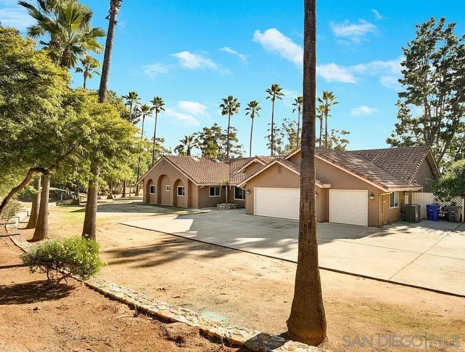 a view of a house with a outdoor space