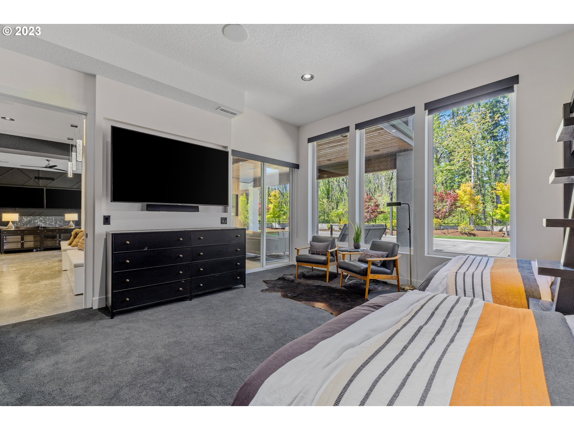 3617 Northwest McMaster Drive Camas, WA 98607 - Photo 36 of 48 a living room with furniture and a flat screen tv