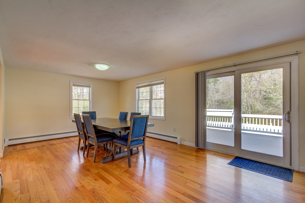 17 Lynne Road Wareham, MA 02571 - Photo 15 of 42 a view of a dining room with furniture and wooden floor