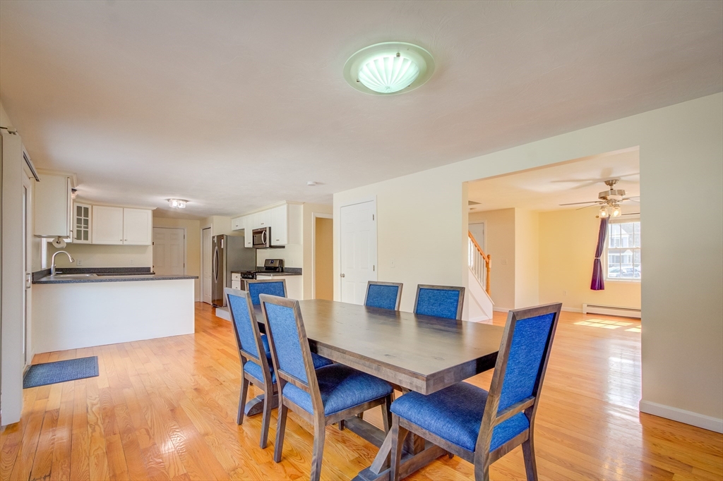 17 Lynne Road Wareham, MA 02571 - Photo 18 of 42 a view of a dining room with furniture and wooden floor