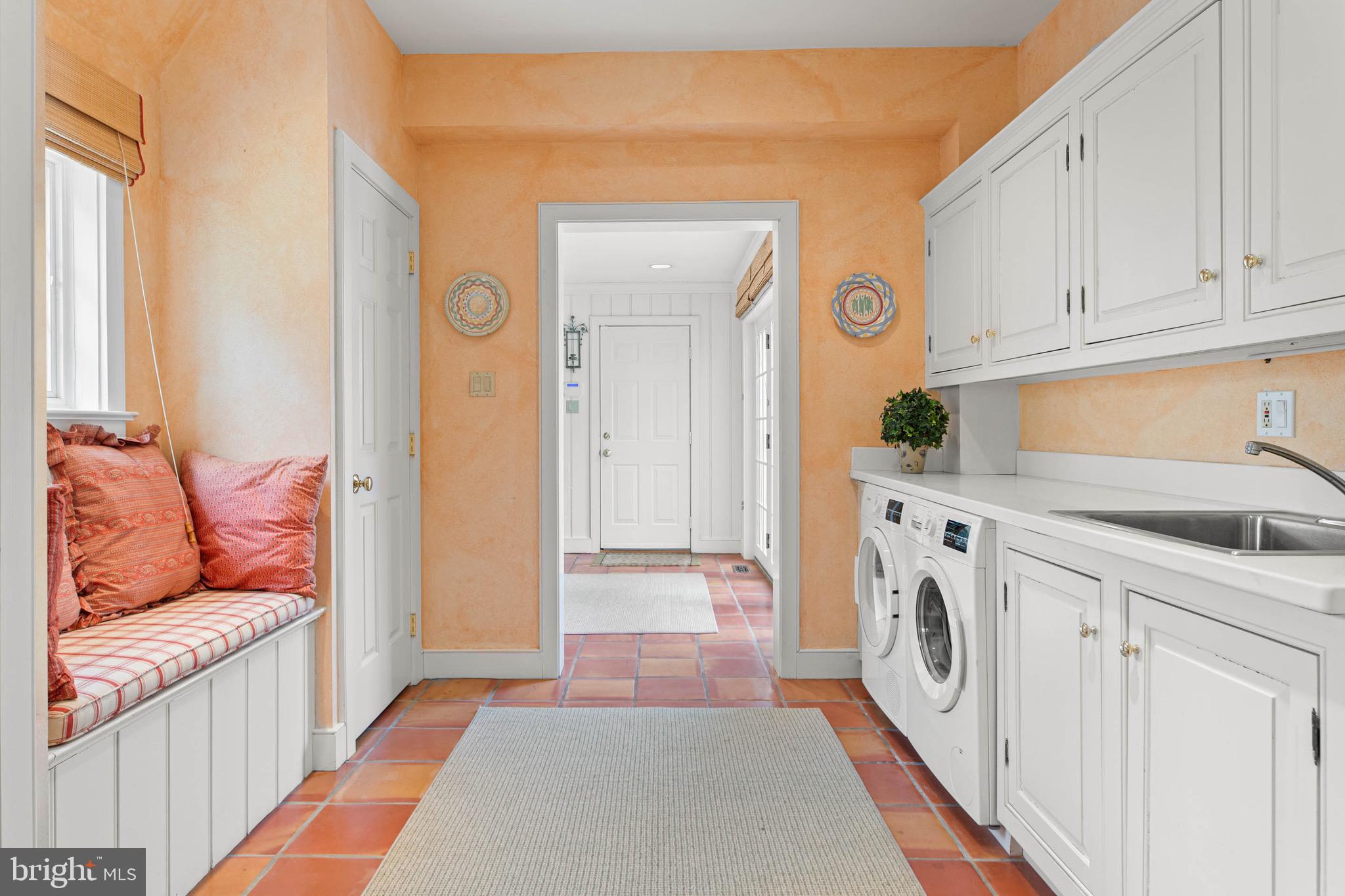 1244 Denbigh Lane Wayne, PA 19087 - Photo 15 of 38 a view of hallway with washer and dryer