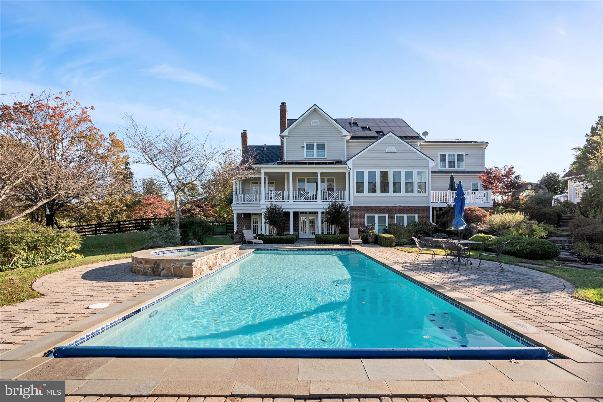 17635 Harmony Church Road Hamilton, VA 20158 - Photo 22 of 108 Heated pool and spa/hottub with automatic cover.
