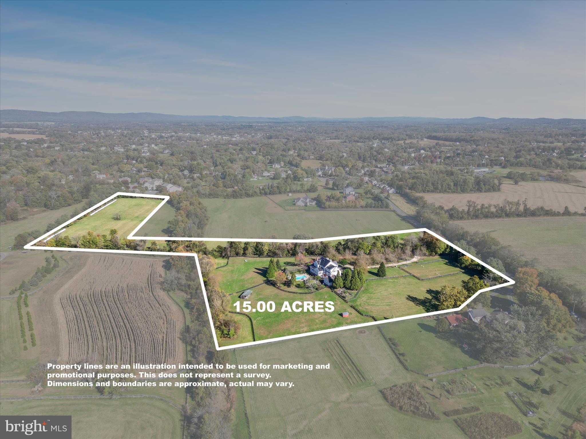 17635 Harmony Church Road Hamilton, VA 20158 - Photo 34 of 108 View of the 15 acres and property lines.