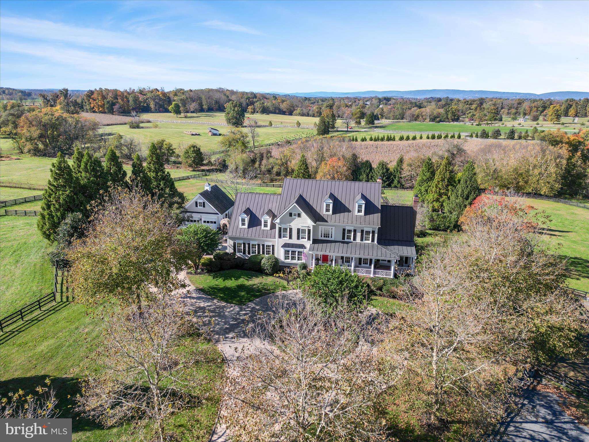 17635 Harmony Church Road Hamilton, VA 20158 - Photo 4 of 108 an aerial view of a house with green landscape and water view