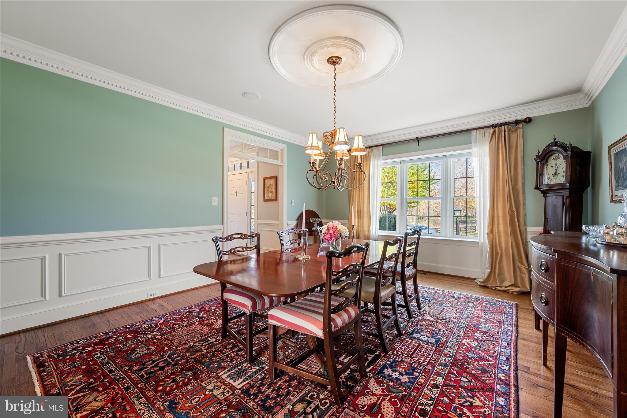 17635 Harmony Church Road Hamilton, VA 20158 - Photo 46 of 108 a view of a dining room with furniture window and wooden floor