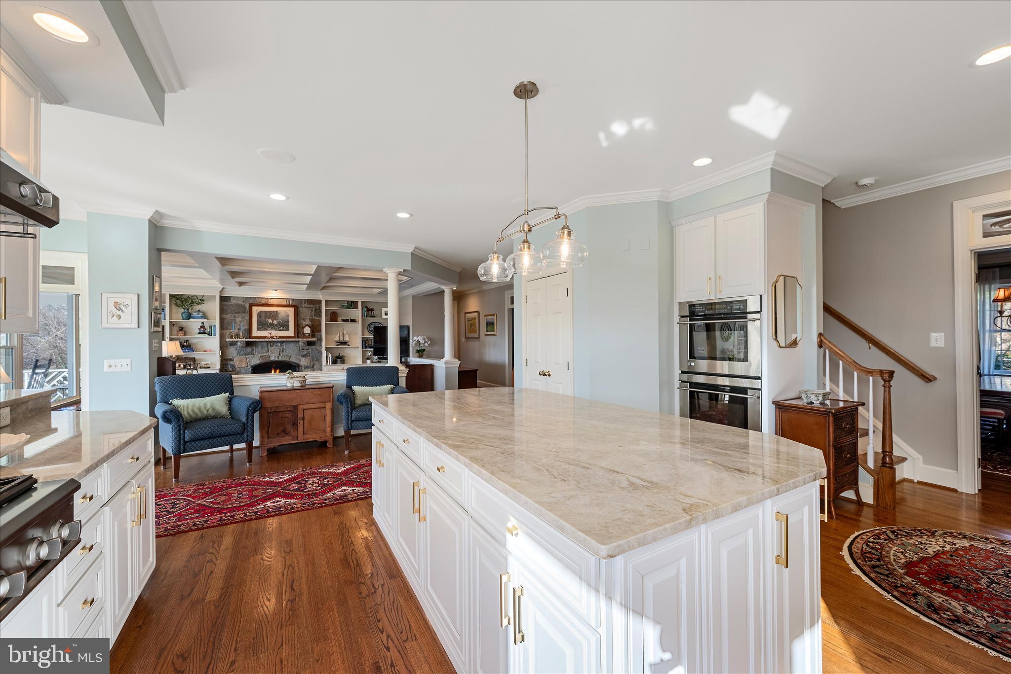 17635 Harmony Church Road Hamilton, VA 20158 - Photo 52 of 108 a kitchen with stainless steel appliances granite countertop sink stove top oven and cabinets