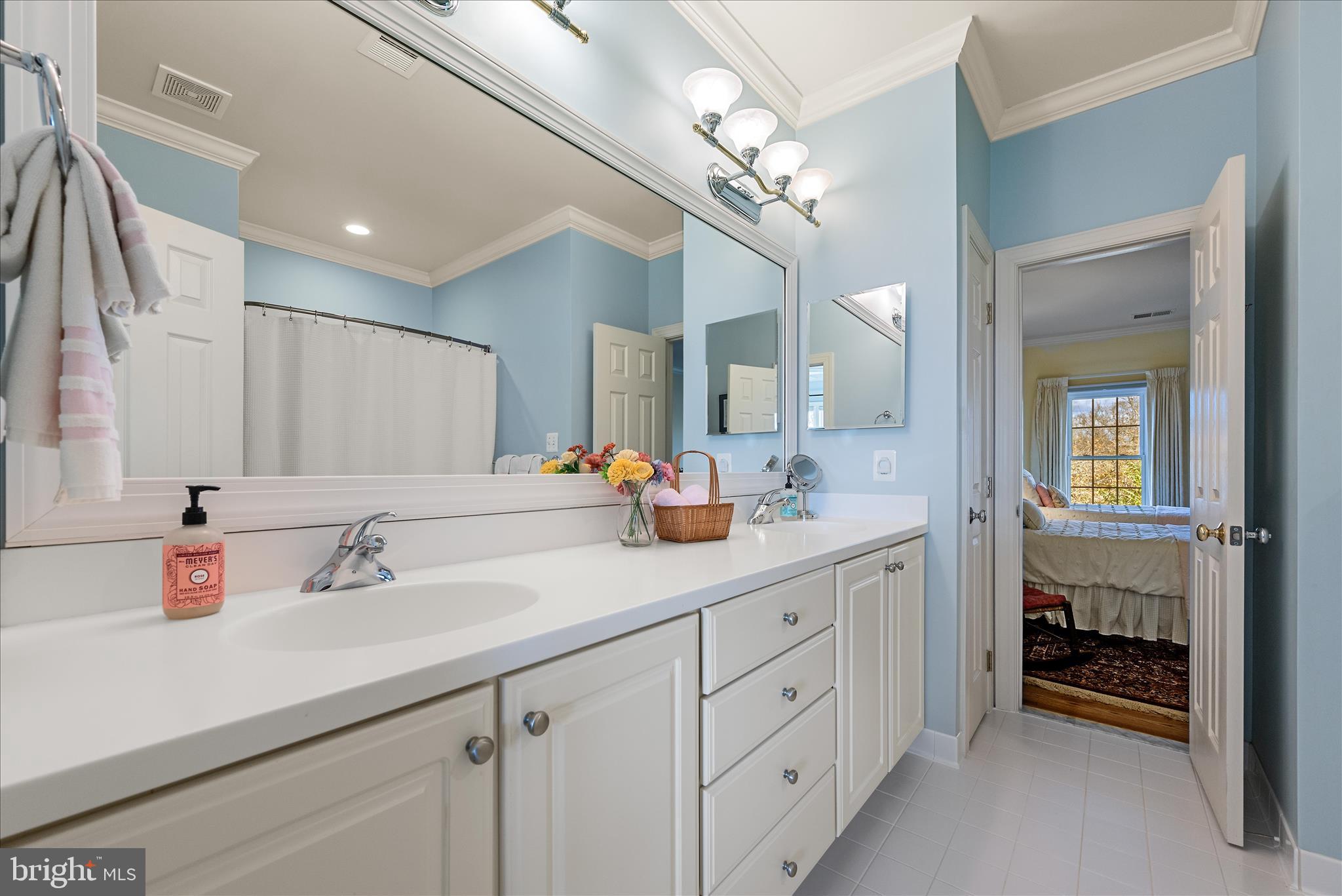17635 Harmony Church Road Hamilton, VA 20158 - Photo 72 of 108 a bathroom with a sink double vanity and a mirror