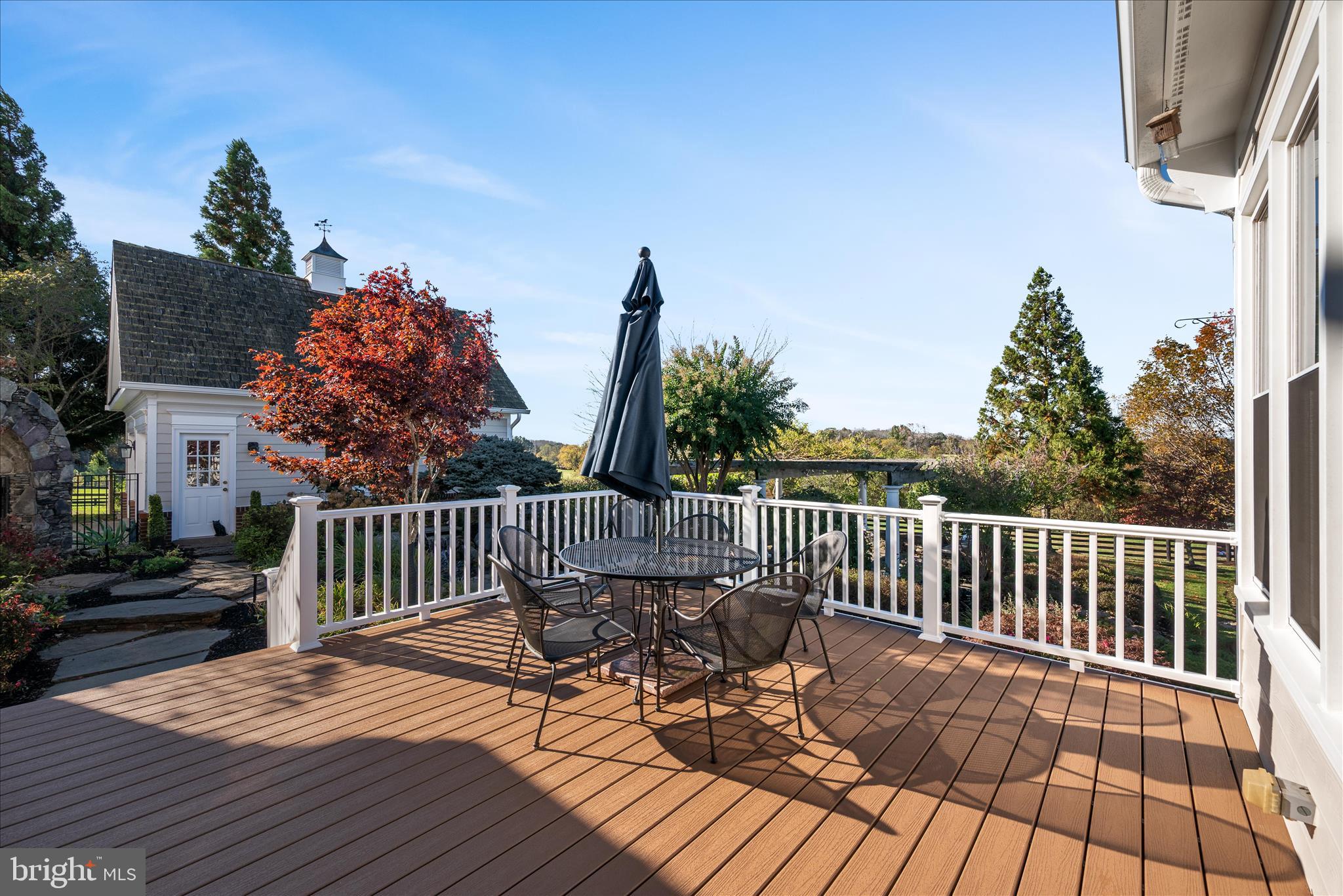 17635 Harmony Church Road Hamilton, VA 20158 - Photo 99 of 108 a view of balcony with wooden floor and outdoor seating
