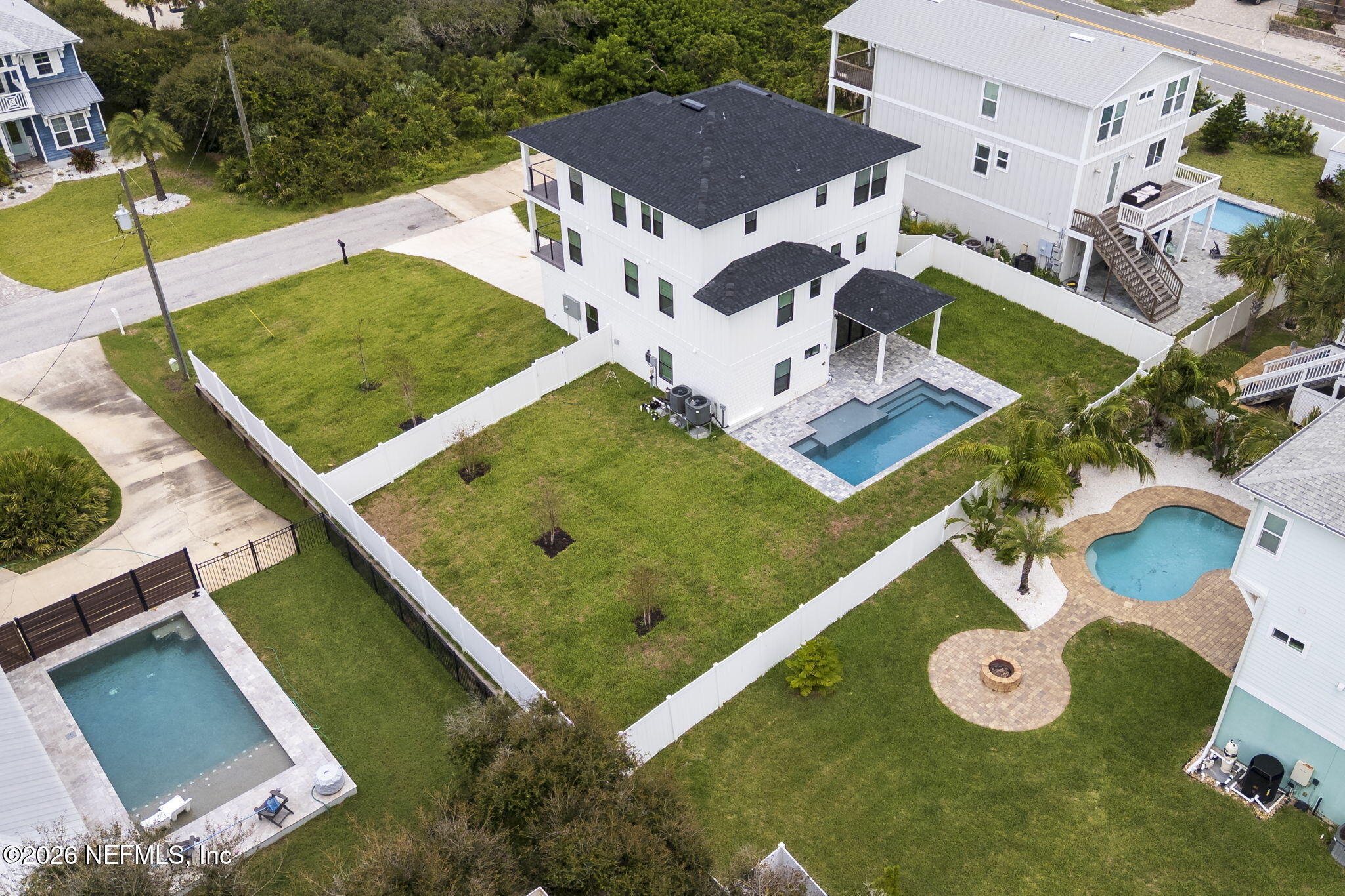 213 Twenty-First Street St. Augustine, FL 32084 - Photo 5 of 50 an aerial view of a house