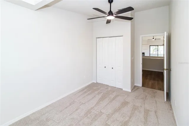 a view of an empty room