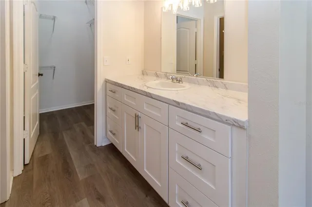 a view of small space with racks on the wall